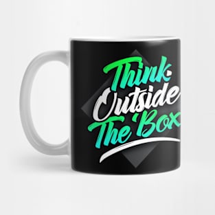 Gradient Think Outside The Box Mug